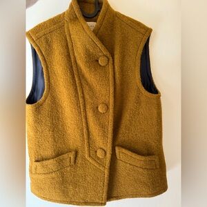Carlo Sleeveless Jacket - Ochre - Sézane